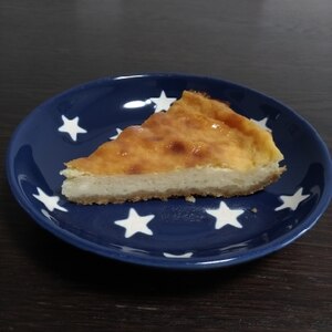 水切りヨーグルトde☆ベイクドチーズケーキ風